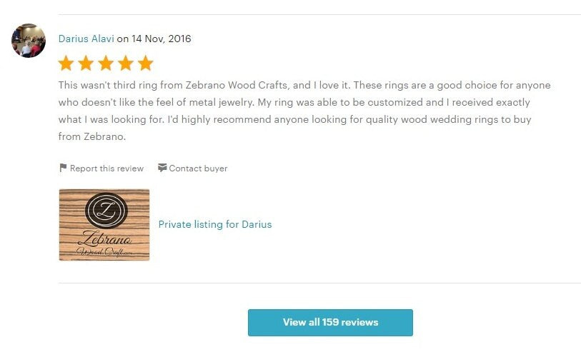 Ebony and Maple with a Guitar String Bent Wood Ring