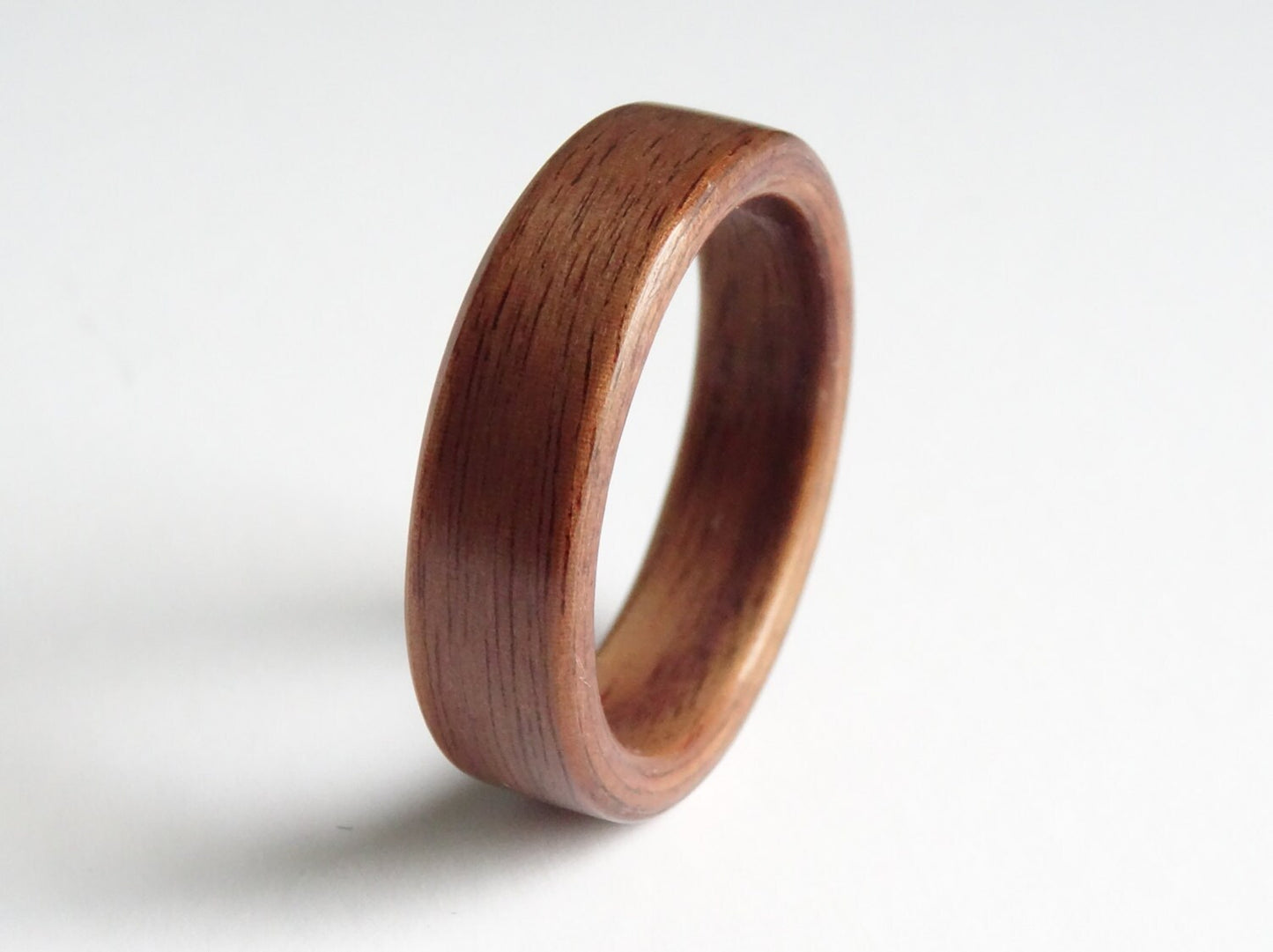 Santos Rose Wood Bent Wood Ring