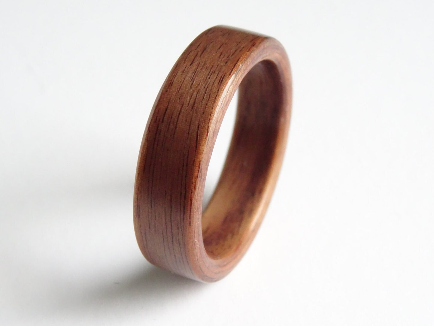 Santos Rose Wood Bent Wood Ring