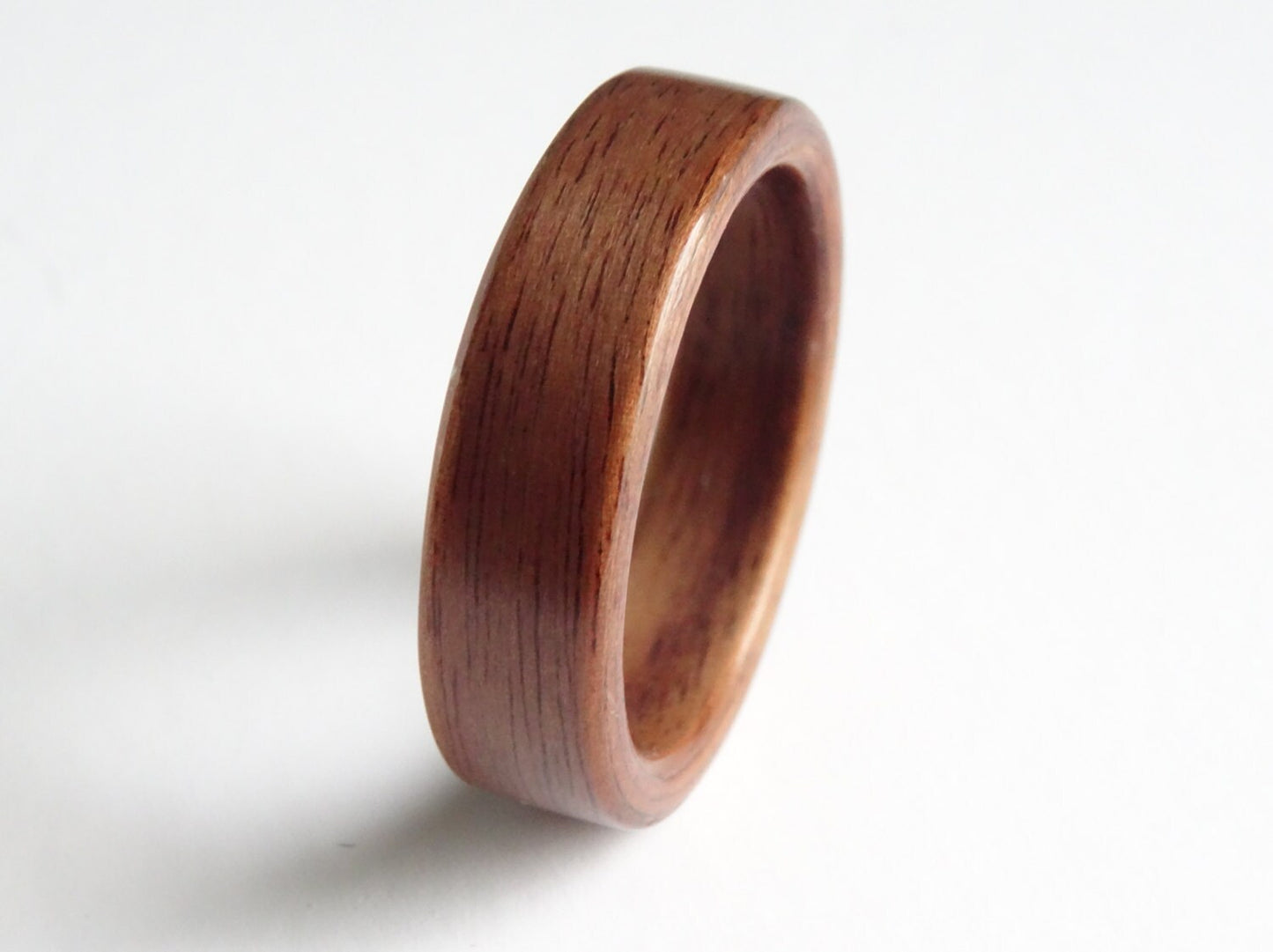 Santos Rose Wood Bent Wood Ring