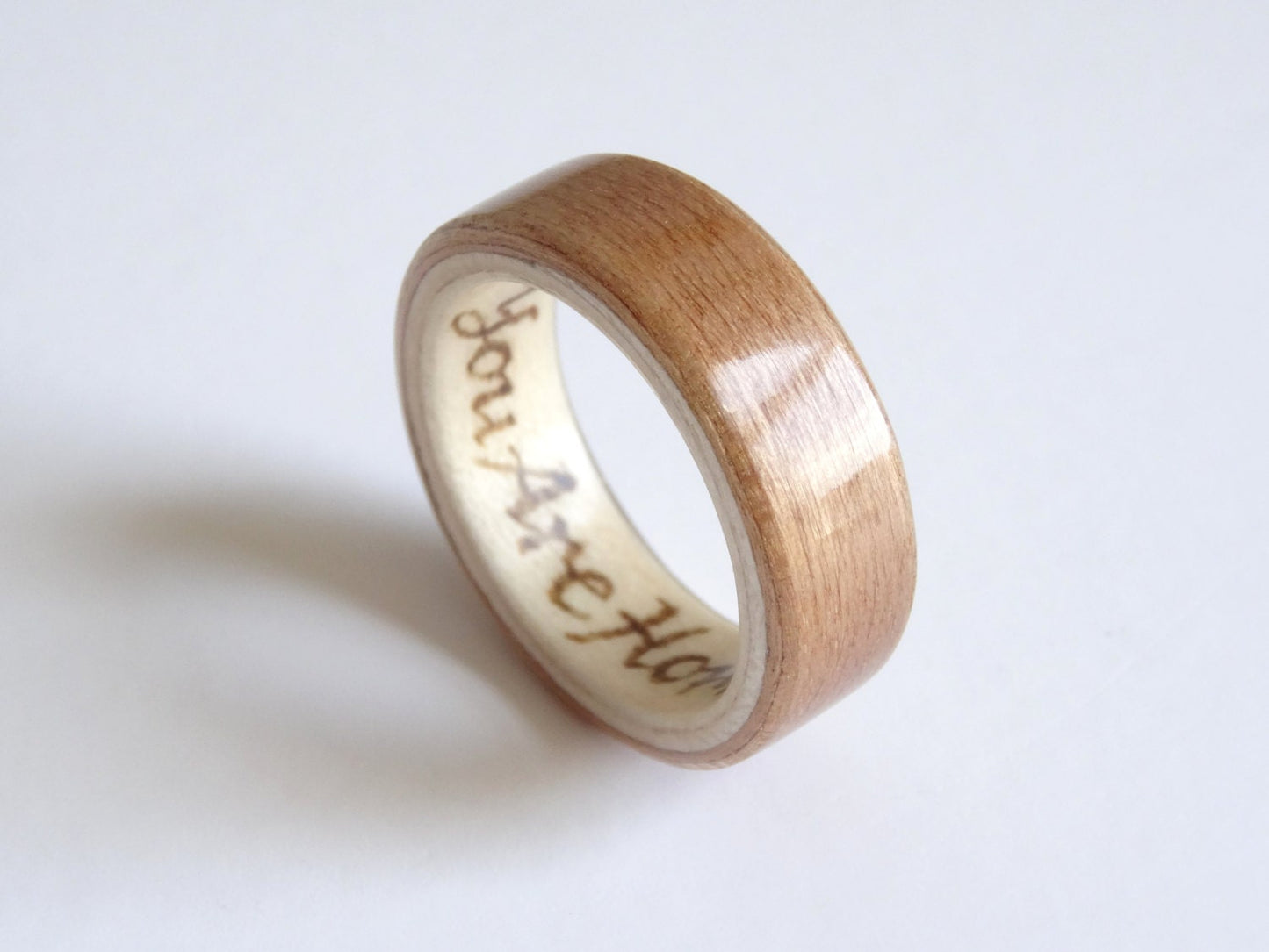 Wood Ring Engraving