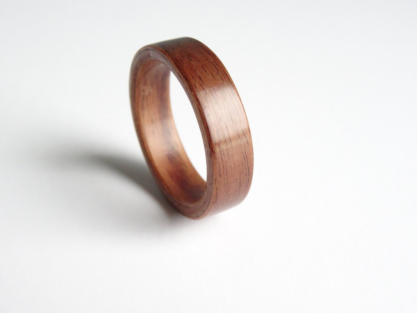 Santos Rose Wood Bent Wood Ring